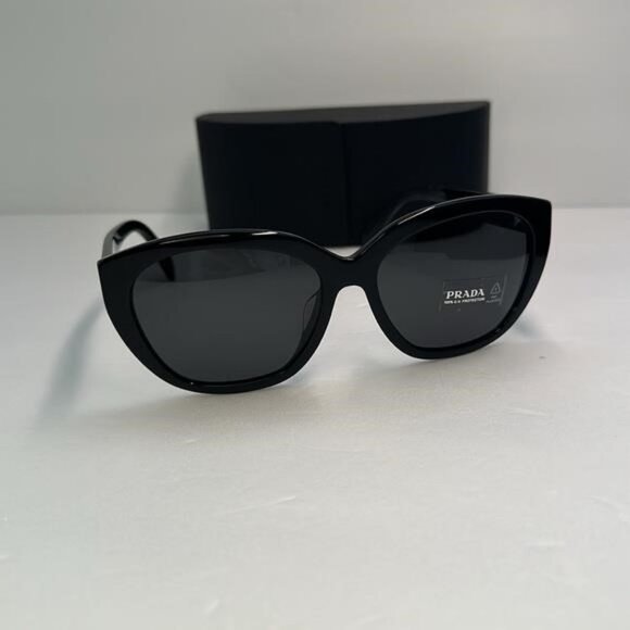 💯- New Authentic PRADA  Acetate Sunglasses SPR 16X-F Black - Picture 15 of 17